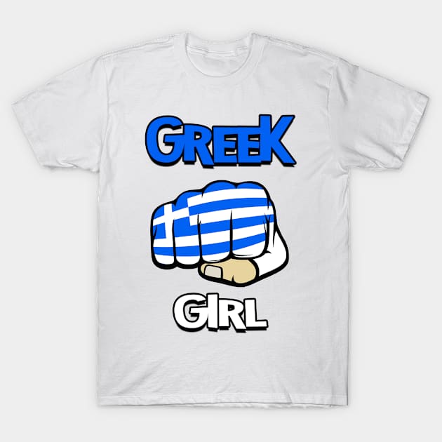 Greek Girl. Cool Greek Family T-Shirt by Jakavonis